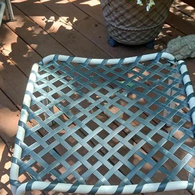 Vintage Brown Jordan Garden/Lawn Ottoman Style Tamiami #4