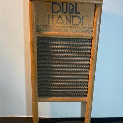 Vintage Dubl Handi Washboard