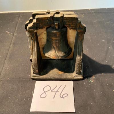 Liberty Bell Cast Iron Book Ends