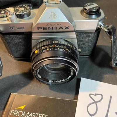 Pentax K1000 Camera and More