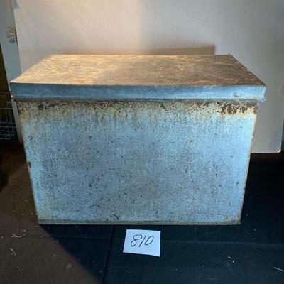 Vintage Galvanized Milk Box