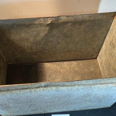 Vintage Galvanized Milk Box