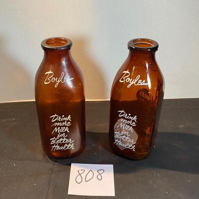 Boyles Dairy Milk Bottles