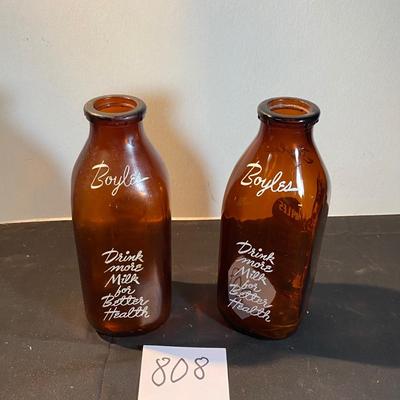 Boyles Dairy Milk Bottles