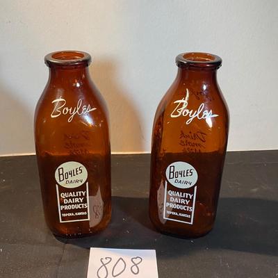 Boyles Dairy Milk Bottles