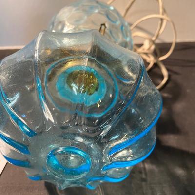 Vintage Electrified Kerosene Lamp
