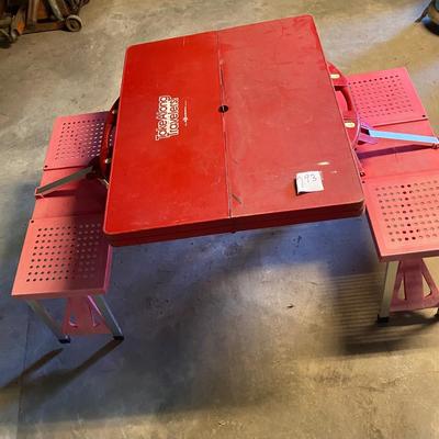 Vintage Take Along Travelers Table
