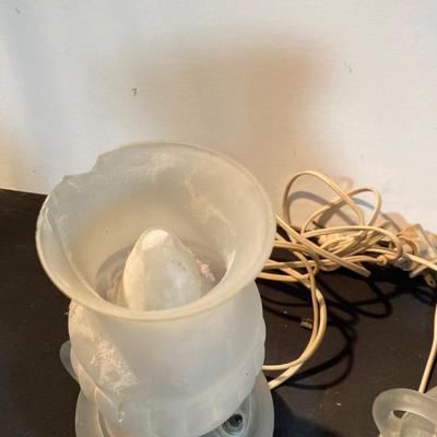 Vintage Frosted Lamps