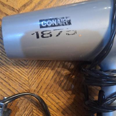 Hair dryer and curling iron