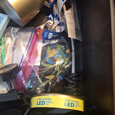 Office bundle desk lamp markers etc