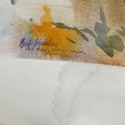 Lot of 2 Watercolors by Bob Moody