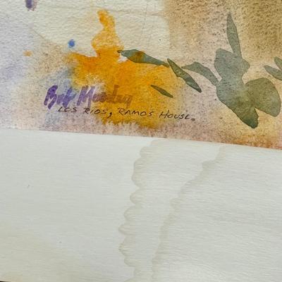Lot of 2 Watercolors by Bob Moody