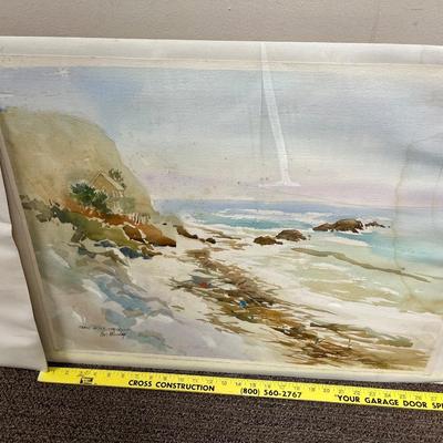 Lot of 2 Watercolors by Bob Moody
