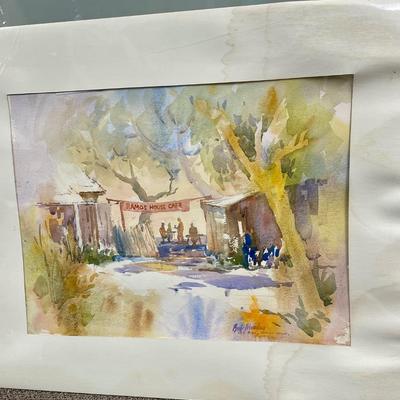 Lot of 2 Watercolors by Bob Moody