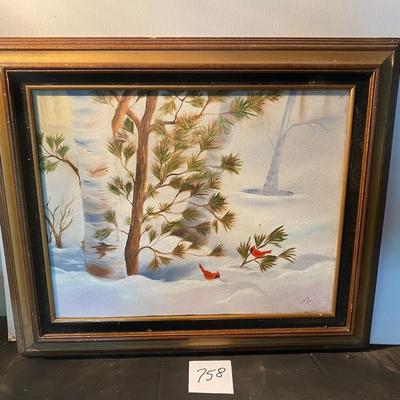 Vintage Painting Lois 1992