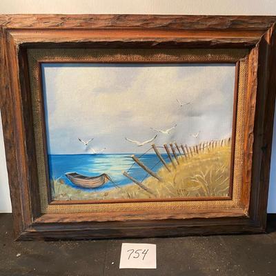Vintage Painting By Lois