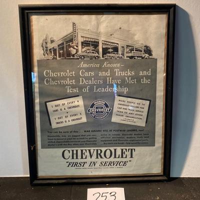 Vintage Chevrolet Advertising