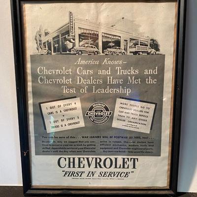 Vintage Chevrolet Advertising