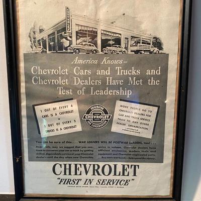 Vintage Chevrolet Advertising