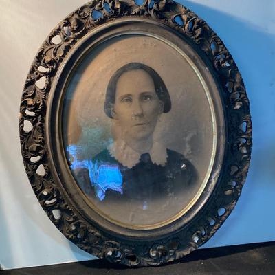 Vintage Domed Picture Frame