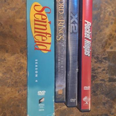 DVDs Seinfeld and movies