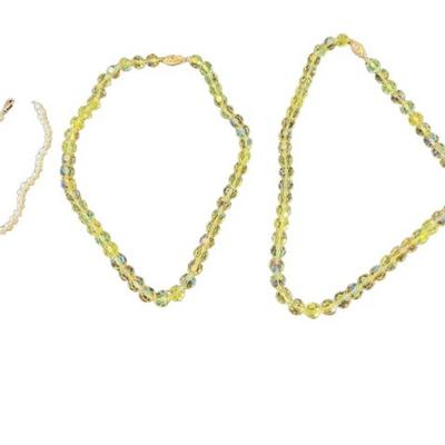 Jewelry Assortment with Stamped 14K Gold Clasps