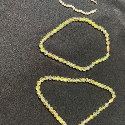 Jewelry Assortment with Stamped 14K Gold Clasps