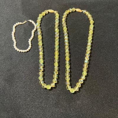 Jewelry Assortment with Stamped 14K Gold Clasps