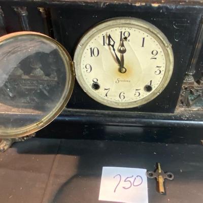 Antique Sessions Mantel Clock