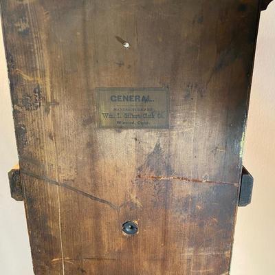 Antique Wm L Gilbert General Clock