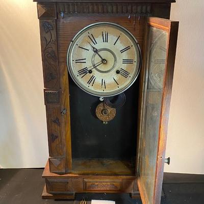 Antique Wm L Gilbert General Clock