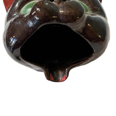 Vintage Redware Cat Ashtray
