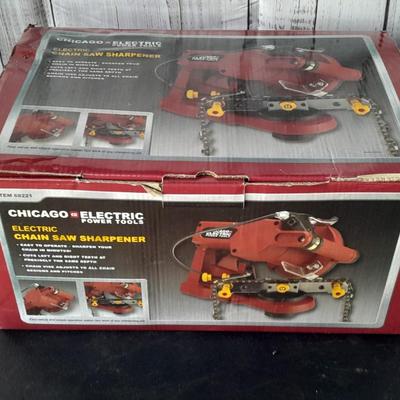 Chicago Electric Power Tool Electric Chain saw sharpener