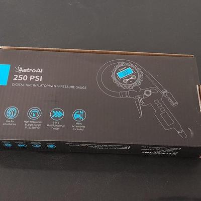 Astro AI 250 PSI Digital Tire Inflator with pressure gauge - New in Box
