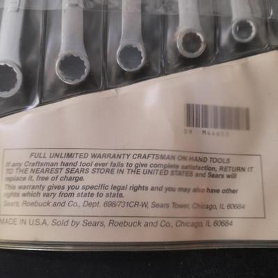 Sears Craftsman 8-piece Combination wrench set