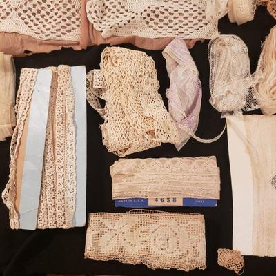 Large Lot of Vintage Lace and More (D-KD)