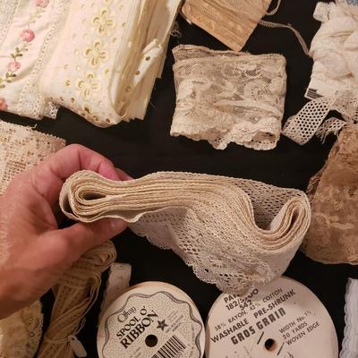 Large Lot of Vintage Lace and More (D-KD)
