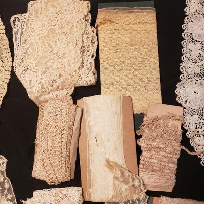Large Lot of Vintage Lace and More (D-KD)