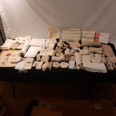 Large Lot of Vintage Lace and More (D-KD)