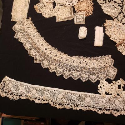 Large Lot of Vintage Lace and More (D-KD)