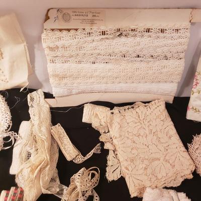 Large Lot of Vintage Lace and More (D-KD)