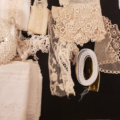 Large Lot of Vintage Lace and More (D-KD)