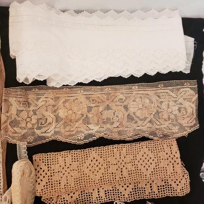 Large Lot of Vintage Lace and More (D-KD)