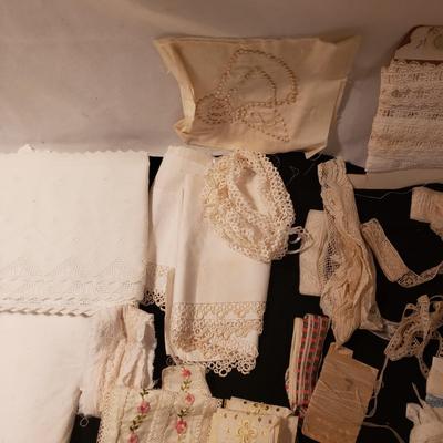 Large Lot of Vintage Lace and More (D-KD)