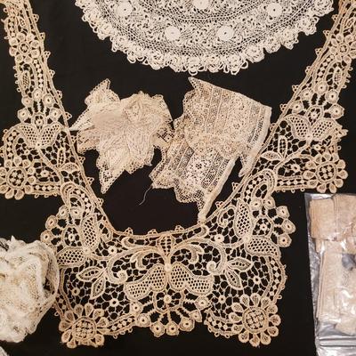 Large Lot of Vintage Lace and More (D-KD)