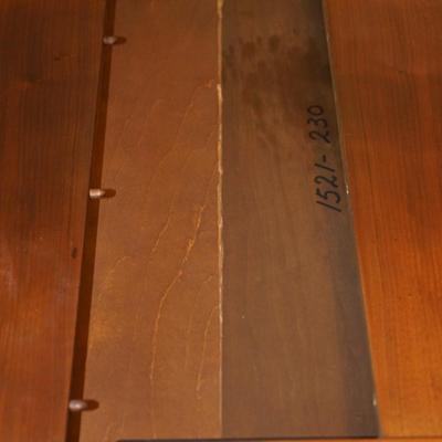 EXTENDABLE MCM WALNUT DINING TABLE W/ FLIP UP SELF STORING LEAF