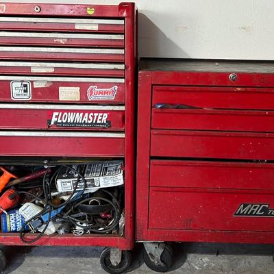 Two Rolling Tool Chests