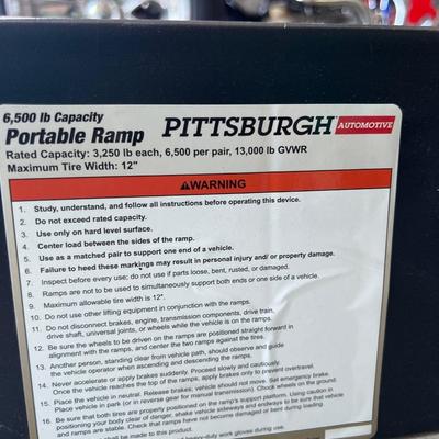 Pair of Pittsburgh Portable Ramps