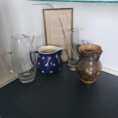 Various Pitchers w/ Framed Poem (GE-KD)