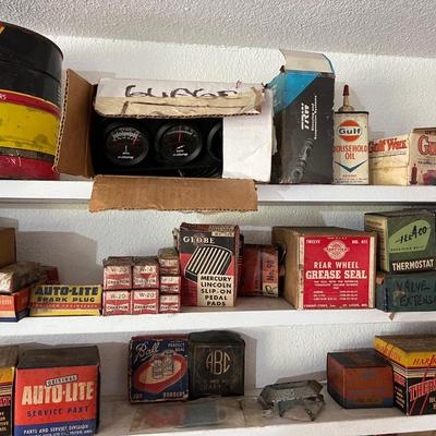 Vintage Automotive Parts and Hardware Assortment